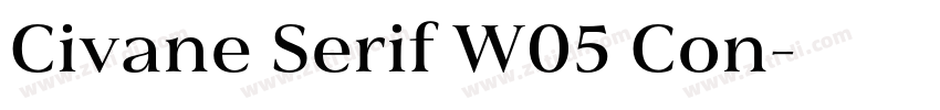 Civane Serif W05 Con字体转换